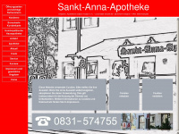 sankt-anna-apotheke.de Webseite Vorschau