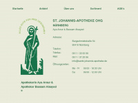 sankt-johannis-apotheke.de Webseite Vorschau
