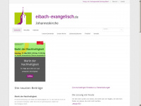 evang-kirche-eibach.de Webseite Vorschau