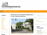 vaterunserkirche.de Webseite Vorschau