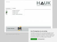 hauk-industrievertrieb.de Webseite Vorschau
