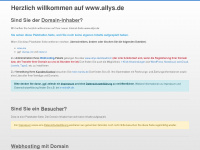 allys.de Webseite Vorschau