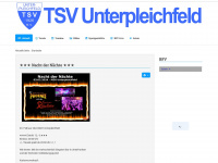tsv-unterpleichfeld.de Webseite Vorschau