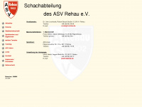 schachabteilung-asv-rehau.de Webseite Vorschau