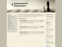 schachbezirk-oberbayern.de Webseite Vorschau
