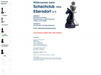 schachclubebersdorf.de Webseite Vorschau