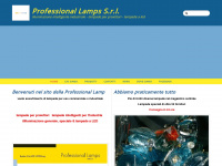 professional-lamps.it Webseite Vorschau