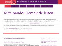 kirchenvorstand-bayern.de Webseite Vorschau