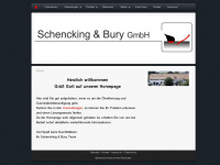 schencking-bury.de Webseite Vorschau