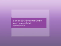 schick-edv.de Webseite Vorschau