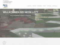 neon-lott.de Webseite Vorschau