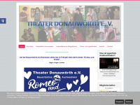theater-donauwoerth.de Webseite Vorschau