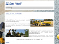 schmid-franz-transporte.de Webseite Vorschau