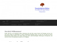 naturheilpraxis-kuehne.de Webseite Vorschau