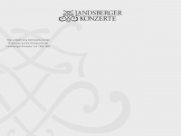 landsbergerkonzerte.de Webseite Vorschau