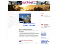 schmidt-reisen.com Webseite Vorschau