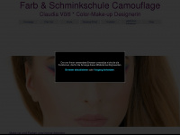 schminkschule-camouflage.de Webseite Vorschau