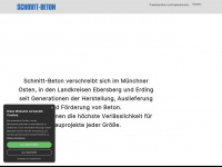 schmitt-beton.de Webseite Vorschau