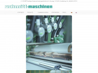 schmitt-maschinen.com Webseite Vorschau