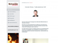 schneider-ofenbau.de Webseite Vorschau