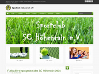 sc-hoehenrain.de Webseite Vorschau