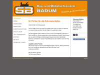 schreinerei-badum.de Webseite Vorschau