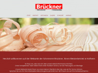 schreinerei-brueckner.de Webseite Vorschau