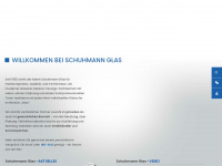 schuhmann-glas.de Webseite Vorschau
