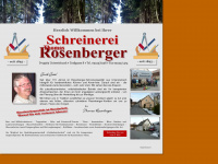 schreinerei-rosenberger.de Webseite Vorschau