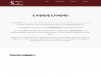 schreinerei-sontheimer.de Webseite Vorschau