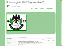 schuetzengilde-poppenroth.de Webseite Vorschau