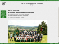 schuetzen-roethenbach.de Webseite Vorschau