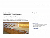 schuetzenverein-groschlattengruen.de Webseite Vorschau