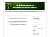 schuetzenverein-hetzles.de Webseite Vorschau