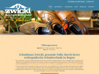 schuh-zwickl.de Webseite Vorschau