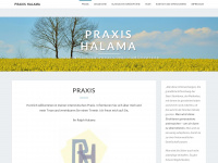 praxis-halama.de Webseite Vorschau
