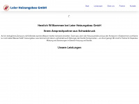 w-leier.de Webseite Vorschau