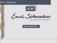 schwaderer-kartonagen.de Webseite Vorschau