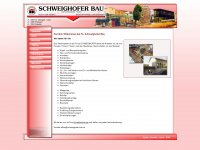 schweighofer-bau.at Webseite Vorschau