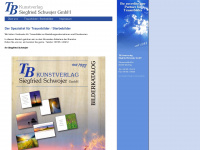 tb-kunstverlag.de Webseite Vorschau