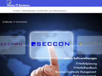seccom.de Webseite Vorschau