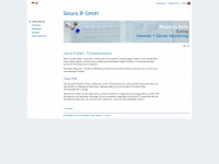 secureip.de Webseite Vorschau