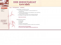 sekretariat-scholz.de Webseite Vorschau