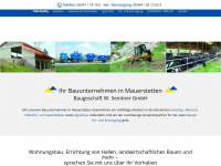 semtner-baugeschaeft.de Webseite Vorschau