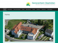 seniorenheim-glashuetten.de Webseite Vorschau
