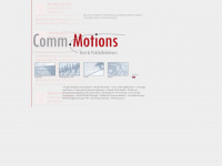 comm-motions.com Webseite Vorschau