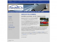auto-mueller-sennfeld.de Webseite Vorschau