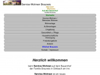service-wohnen-brauneis.de Webseite Vorschau