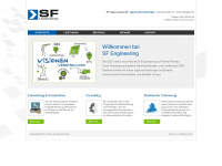 sf-engineering.de Webseite Vorschau
