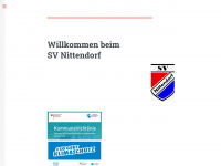 sv-nittendorf.de Webseite Vorschau